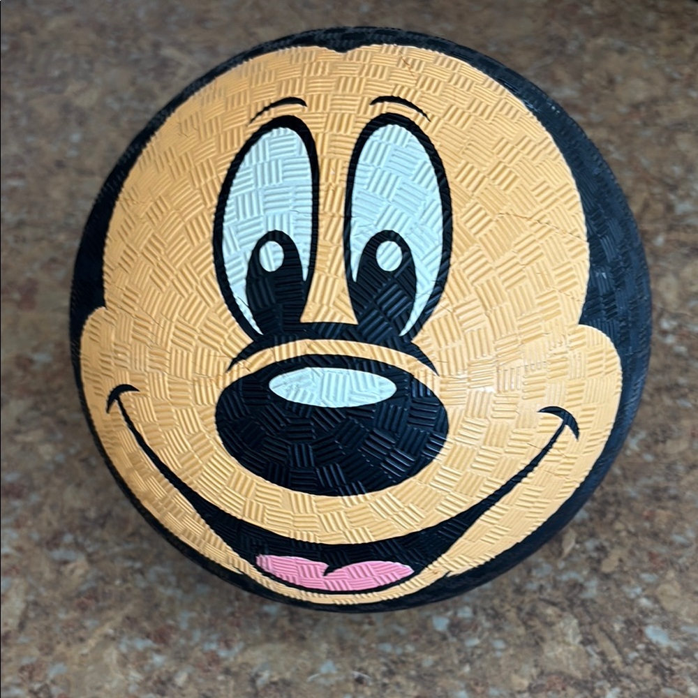 Disney Mickey Mouse Ball - Black, Tan, Pink